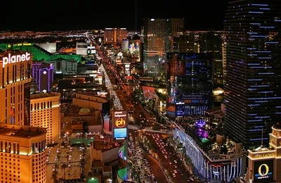 Las Vegas Strip at night