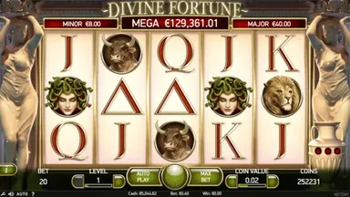 Divine Fortune slot reels
