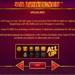 88 Fortunes 4 Special Pays