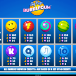 Big Prize Bubblegum 3 Paytable