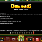 China Shores 3 Game Rules