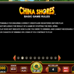 China Shores 4 Game Rules