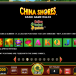 China Shores 5 Game Rules
