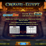 Crown Of Egypt 3 Game Rules