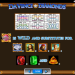 Da Vinci Diamonds 5 Paylines