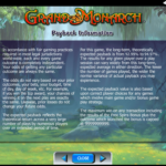 Grand Monarch 7 Payback Information