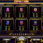 Lotus Land 10 Paytable