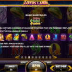 Lotus Land 6 Basic Rules