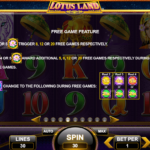 Lotus Land 7 Free Game Feature