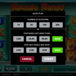 Raging Rhino 7 Auto Play